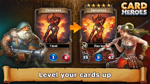 Carte fantasy e personaggi per la piattaforma HeroesGame